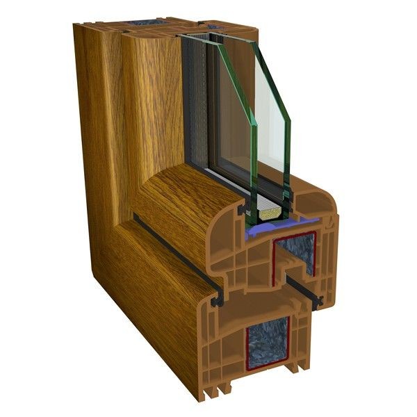 GEALAN S 8000 IQ madera